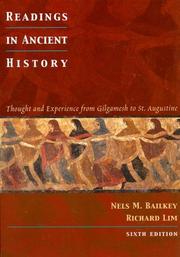 Cover of: Readings in Ancient History by 