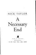 Cover of: A necessary end