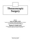 Cover of: Thoracoscopic surgery