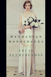 Cover of: Manhattan monologues by Louis Auchincloss