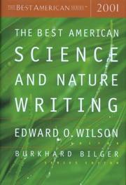 Cover of: The Best American Science & Nature Writing 2001 (The Best American Series) by Edward Osborne Wilson