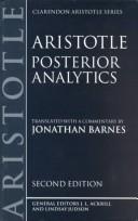 Posterior analytics by Aristotle