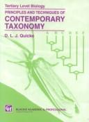 Cover of: Principles and techniques of contemporary taxonomy