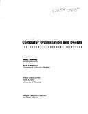 Computer Organization and Design by John L. Hennessy, David A. Patterson