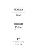 Cover of: Honey: stories