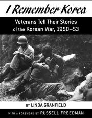 Cover of: I Remember Korea by Linda Granfield