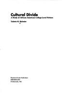 Cover of: Cultural divide: a study of African-American college-level writers