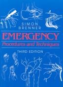 Cover of: Emergency procedures and techniques by Robert R. Simon