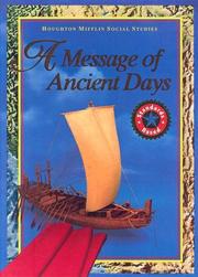 Cover of: A Message of Ancient Days