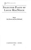 Cover of: Selected plays of Louis MacNeice
