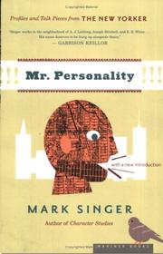 Cover of: Mr. Personality: profiles and talk pieces from The New Yorker