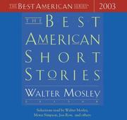 Cover of: The Best American Short Stories 2003 by Walter Mosley