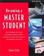 Cover of: Becoming a master student