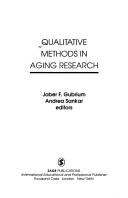 Cover of: Qualitative methods in aging research