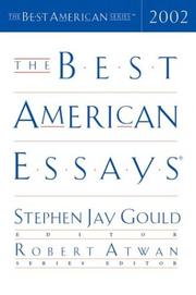 Cover of: The Best American Essays 2002 (The Best American Series) by 