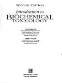 Cover of: Introduction to biochemical toxicology