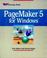 Cover of: PageMaker 5 for Windows