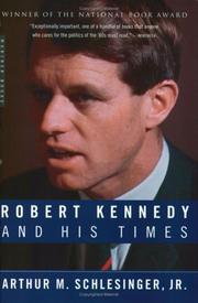Cover of: Robert Kennedy and His Times by Arthur M. Schlesinger, Jr.