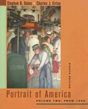 Cover of: Portrait of America by Stephen B. Oates, Charles J. Errico