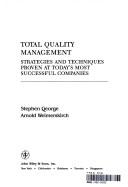Total quality management by Stephen George