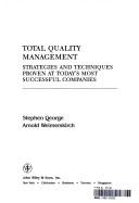 Cover of: Total quality management by Stephen George