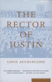 Cover of: The rector of Justin by Louis Auchincloss