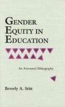 Gender equity in education by Beverly A. Stitt