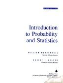 Cover of: Introduction to probability and statistics. by William Mendenhall, William Mendenhall