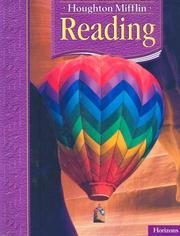 Cover of: Reading. Level 3.2 (Houghton Mifflin. Horizons) by J. David Cooper, John J. Pikulski