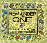 Cover of: A Remainder of One by Elinor J. Pinczes