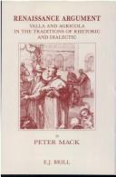 Cover of: Renaissance argument: Valla and Agricola in the traditions of rhetoric and dialectic