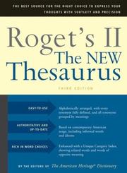 Cover of: Roget's II The New Thesaurus, Third Edition by Editors of The American Heritage Dictionaries