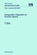 Cover of: Composition operators on function spaces by R. K. Singh