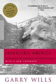Cover of: Inventing America: Jefferson's Declaration of Independence