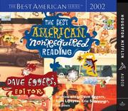 Cover of: The Best American Nonrequired Reading 2002 (The Best American Series (TM)) by Dave Eggers