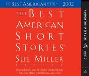 Cover of: The Best American Short Stories 2002 (The Best American Series (TM)) by Sue Miller