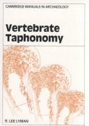 Cover of: Vertebrate taphonomy