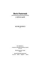 Cover of: Boris Pasternak: a reference guide