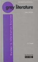 Cover of: Information sources in Grey literature by Charles P. Auger