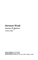 Cover of: Herman Wouk by Laurence W. Mazzeno
