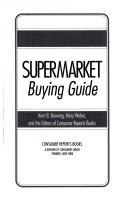 Cover of: Supermarket buying guide