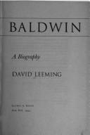 Cover of: James Baldwin by David Adams Leeming