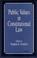 Cover of: Public values in constitutional law