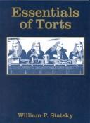 Cover of: Essentials of torts