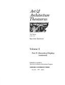 Cover of: Art & architecture thesaurus