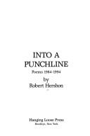 Cover of: Into a punchline: poems, 1984-1994