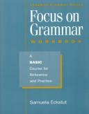 Cover of: Focus on grammar.