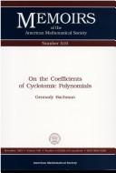 Cover of: On the coefficients of cyclotomic polynomials by Gennady Bachman