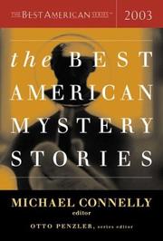 Cover of: The Best American Mystery Stories 2003 by 