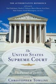 Cover of: The United States Supreme Court: The Pursuit of Justice